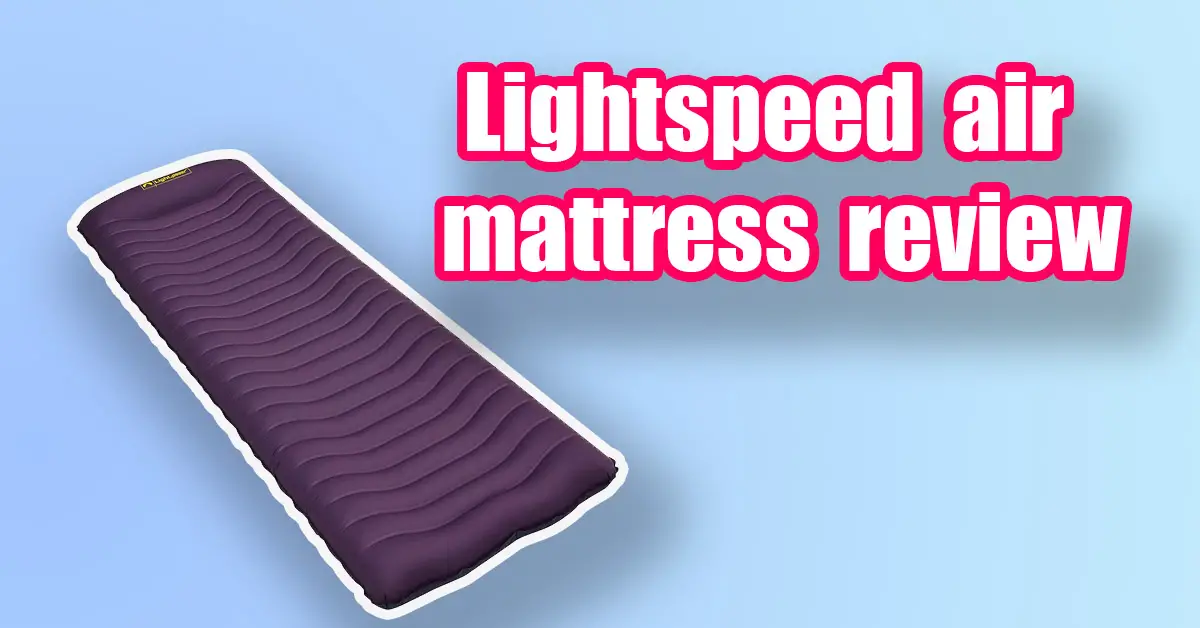 lightspeed air mattress review