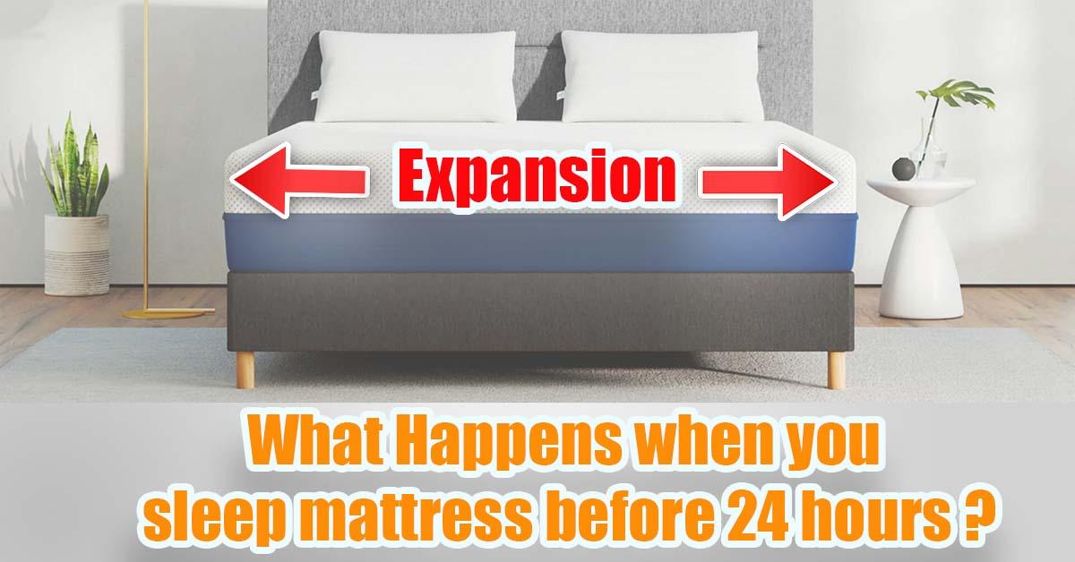 How Long Does A Memory Foam Mattress Take To Expand?