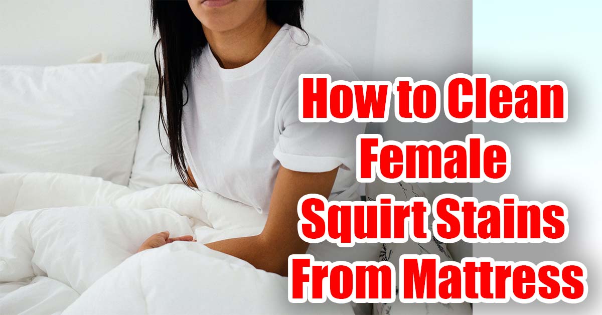 How To Clean Female Squirt Stains From Mattress? (4 Easy Steps)