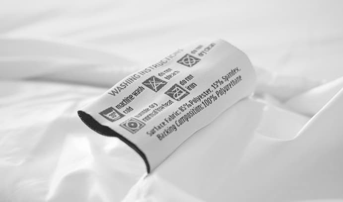 check care label before wash a mattress cover